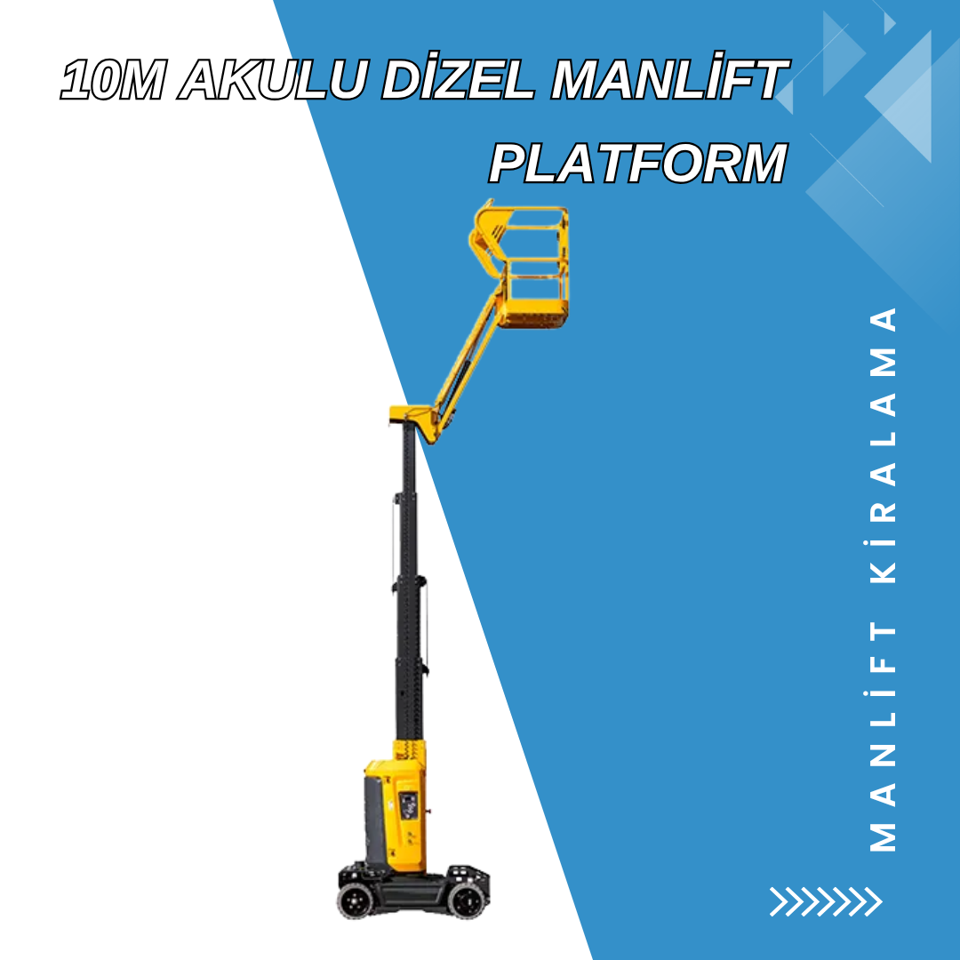 10m akulu dizel manlift platform 1