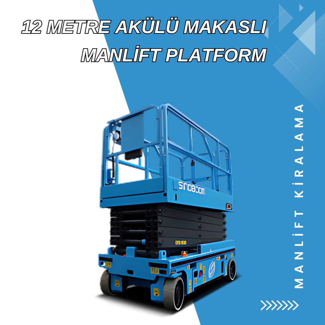 12 metre akulu makasli manlift platform 2