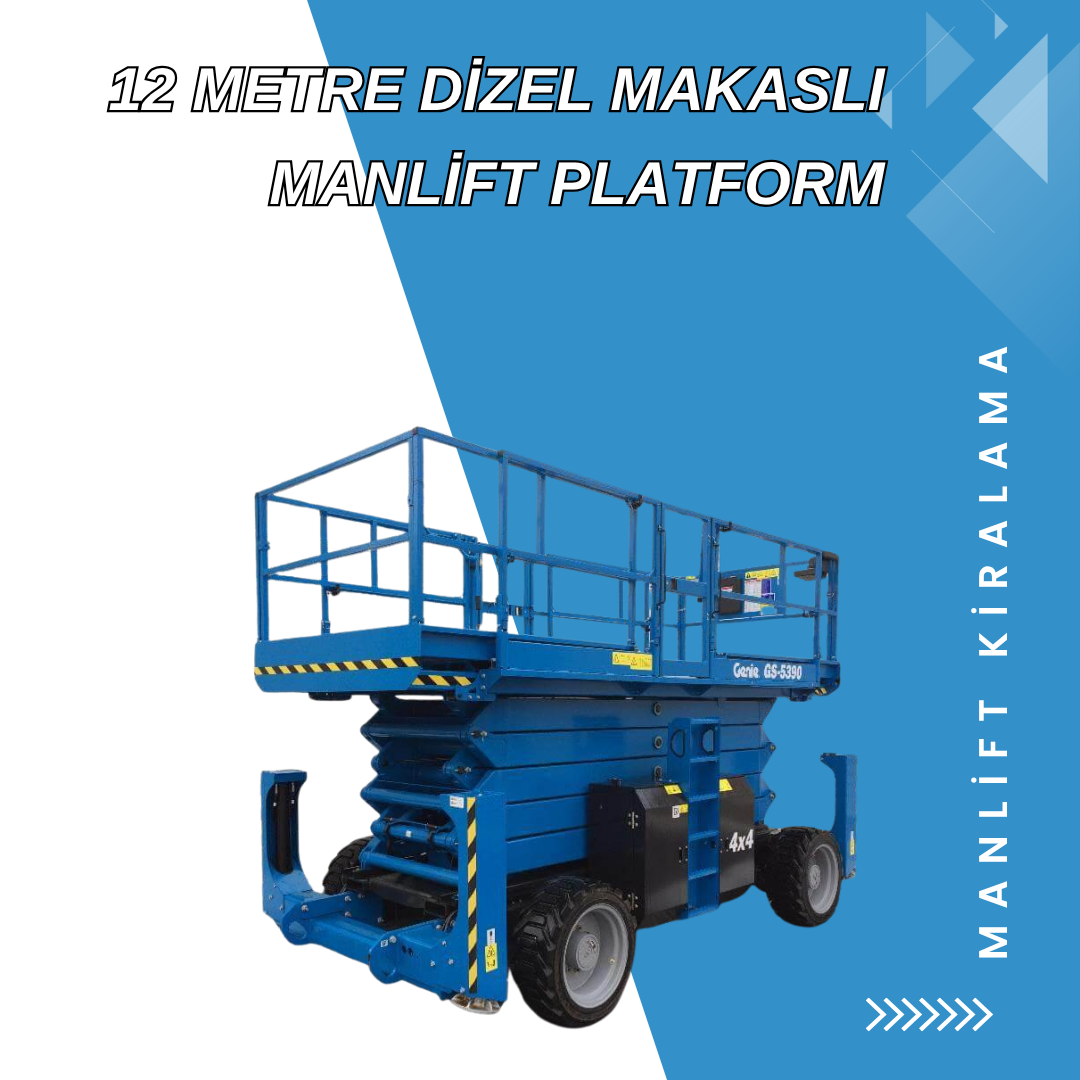 12 metre dizel makasli manlift platform 3