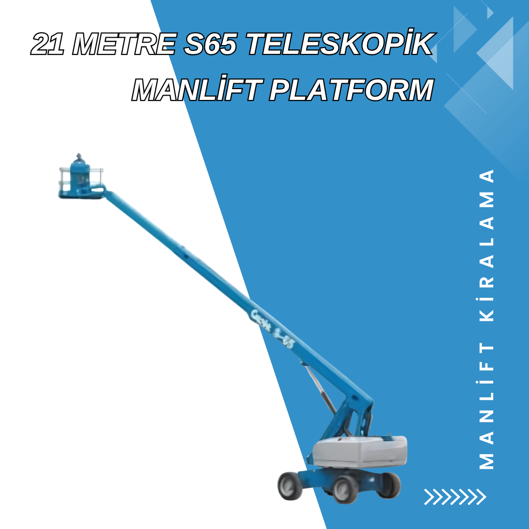 21 metre s65 teleskopik manlift platform 2