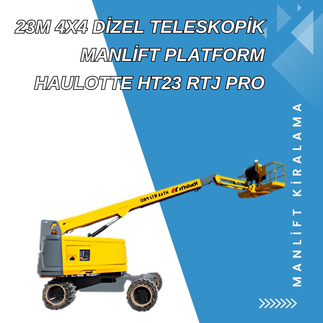 23m 4x4 dizel teleskopik manlift platform haulotte ht23 rtj pro 1