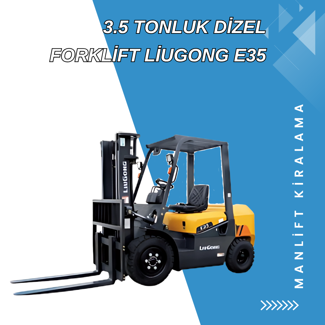 3.5 tonluk dizel forklift liugong e35 1