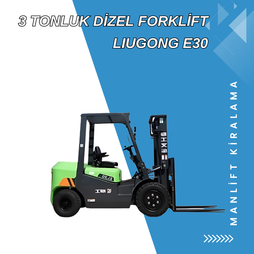 3 tonluk dizel forklift liugong e30 1