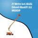 21 Metre 4x4 Akülü Eklemli Manlift JLG M600JP 1 u 5